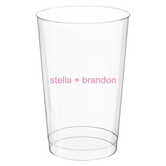 Our True Love Clear Plastic Cups